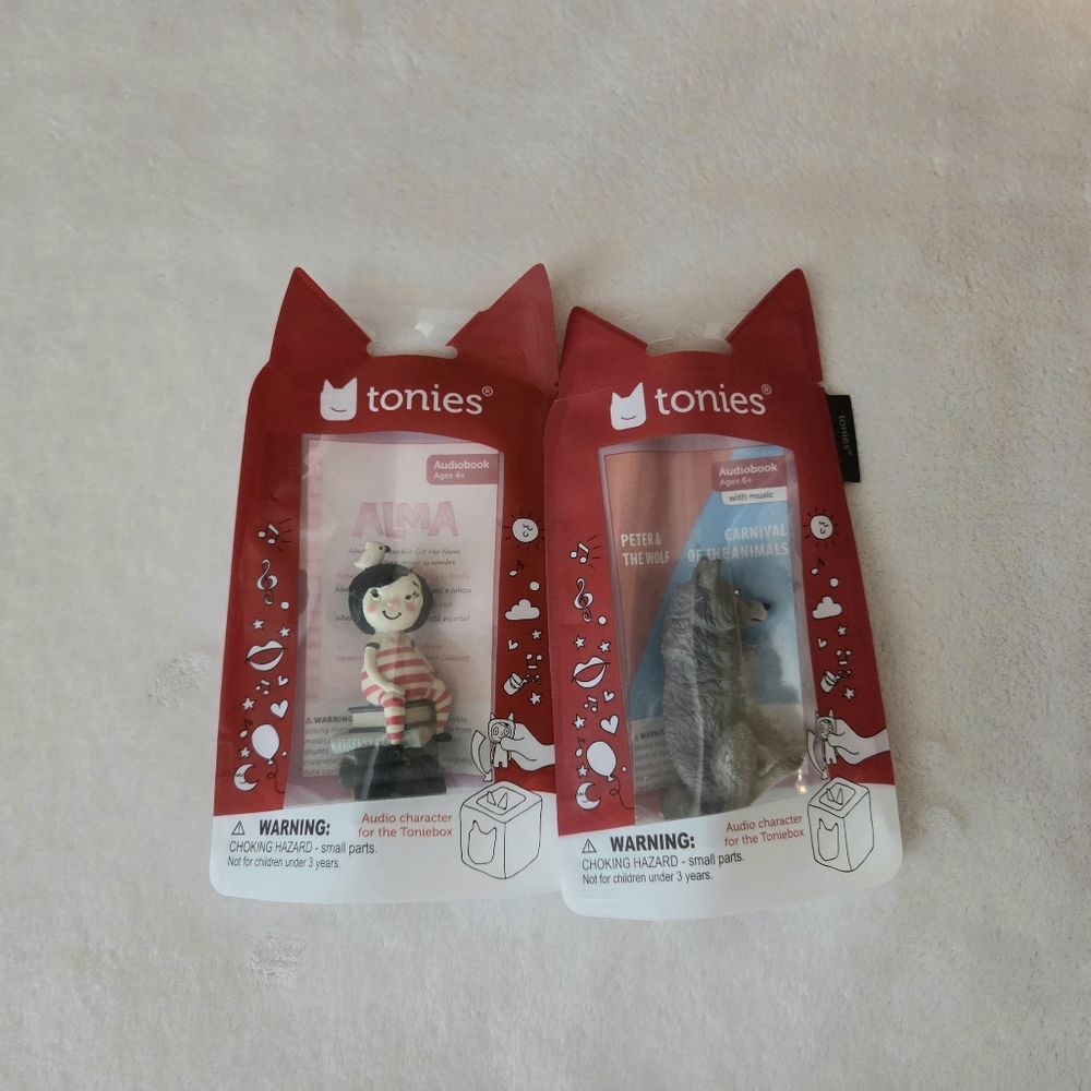 NIP Alma and Peter And The Wolf Tonies For Toniebox